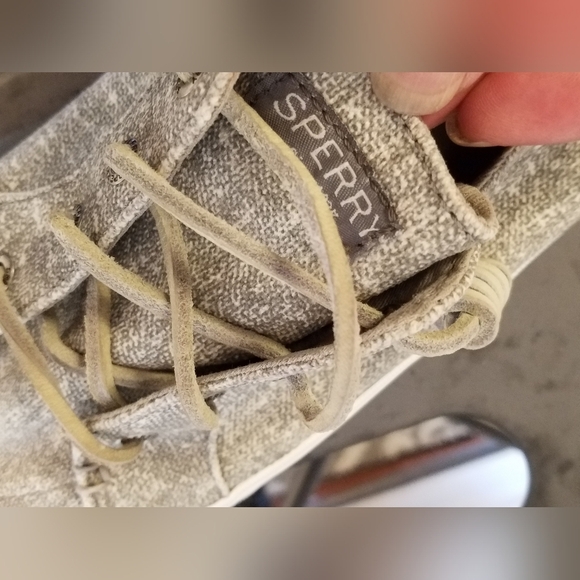 Sperry Women's  Top Sider  Gray White  Size 10 - Picture 9 of 15